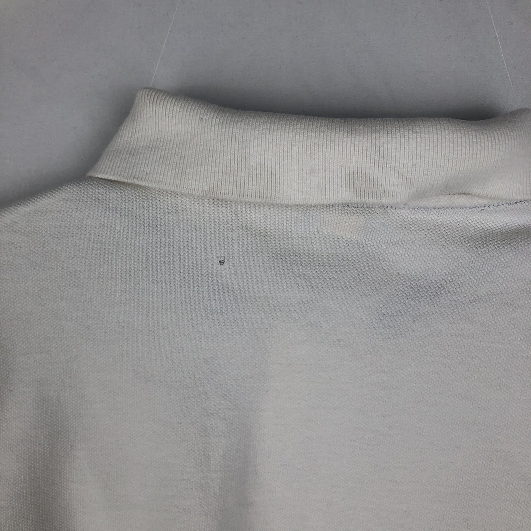 Ralph Lauren POLO by Ralph Lauren CUSTOM FIT Big Pony Short Sleeve Polo Shirt Men's L size cotton white type Vintage Second Hand