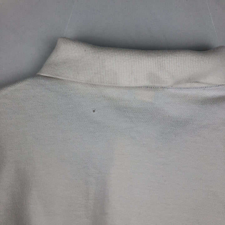 Ralph Lauren POLO by Ralph Lauren CUSTOM FIT Big Pony Short Sleeve Polo Shirt Men's L size cotton white type Vintage Second Hand