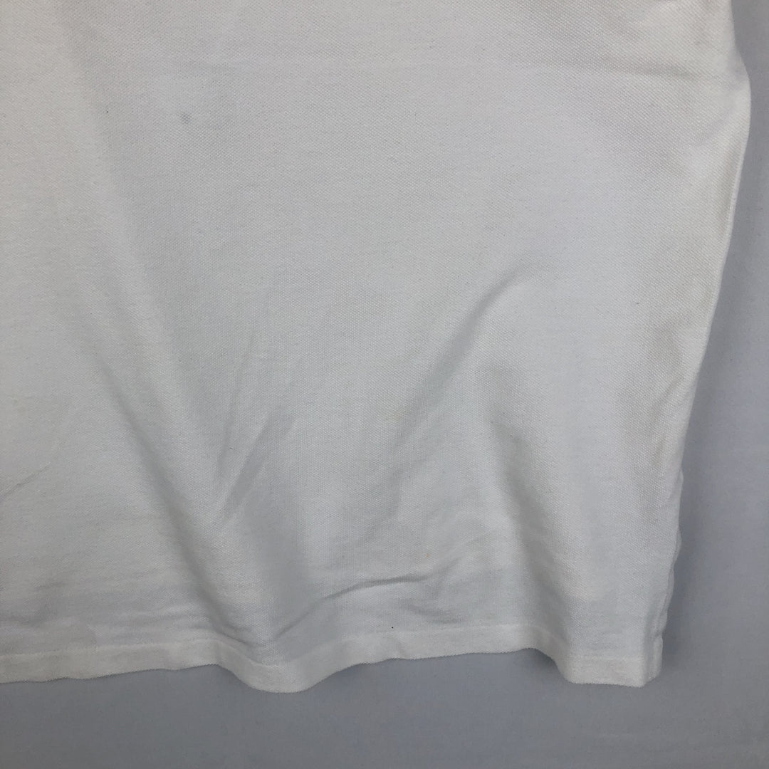 Ralph Lauren POLO by Ralph Lauren CUSTOM FIT Big Pony Short Sleeve Polo Shirt Men's L size cotton white type Vintage Second Hand