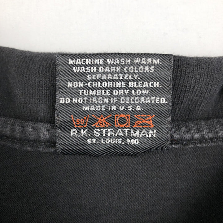 1990'S Harley-Davidson Short-Sleeve Polo Shirt, Made in USA, Men's Size M (Equivalent), Vintage cotton black type Vintage Second Hand
