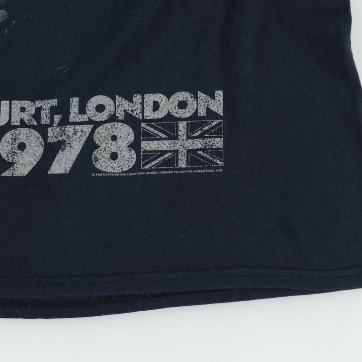 Gildan David Bowie Band T-Shirt (Men's XL equivalent) unclear black type Vintage Second Hand