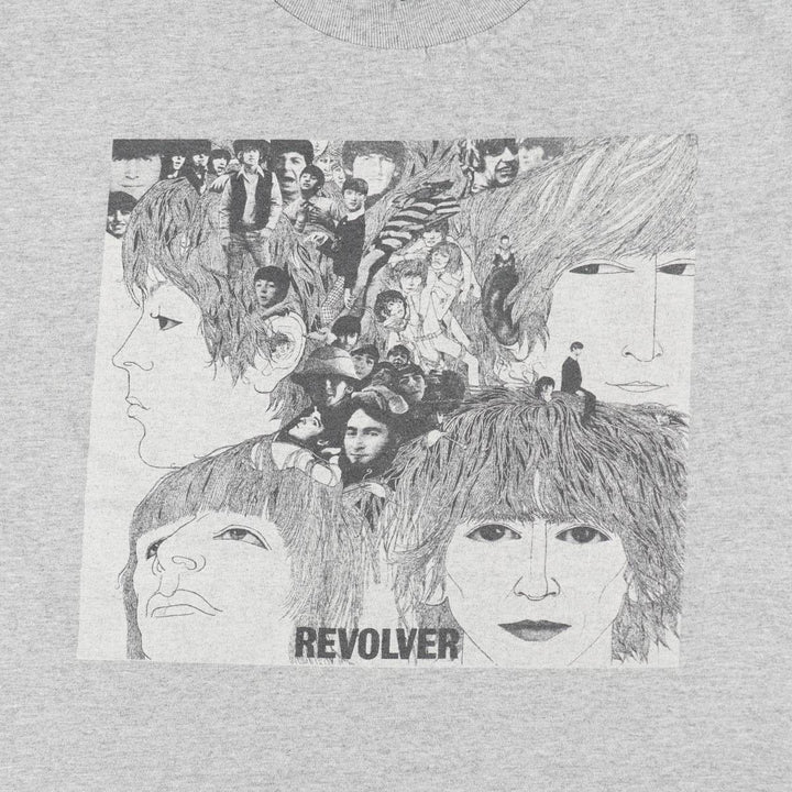00's THE BEATLES Band T-shirt, Band T, Men's XL size unclear gray type Vintage Second Hand