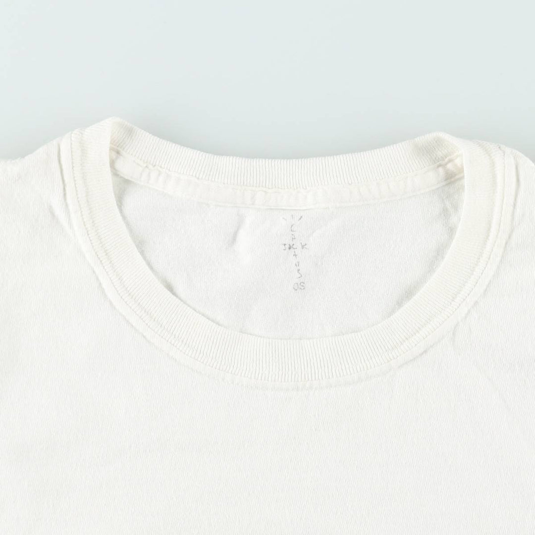 Cactus Jack TRAVIS SCOTT Rap T-Shirt (Men's XL equivalent) cotton white type Vintage Second Hand