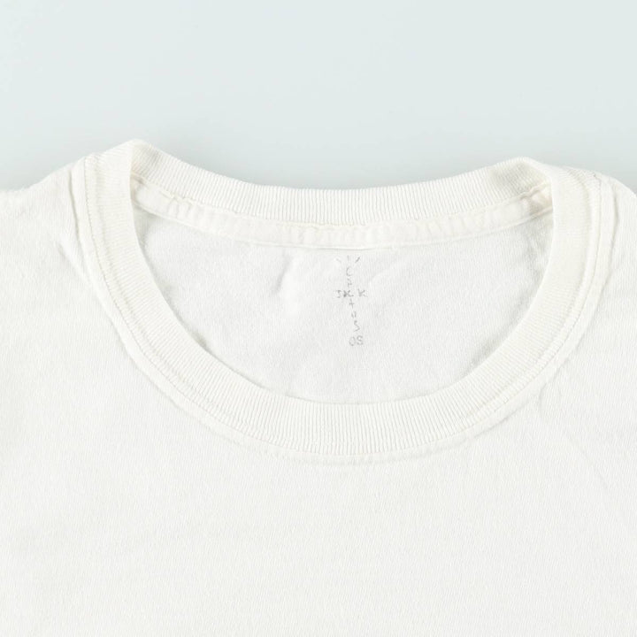 Cactus Jack TRAVIS SCOTT Rap T-Shirt (Men's XL equivalent) cotton white type Vintage Second Hand
