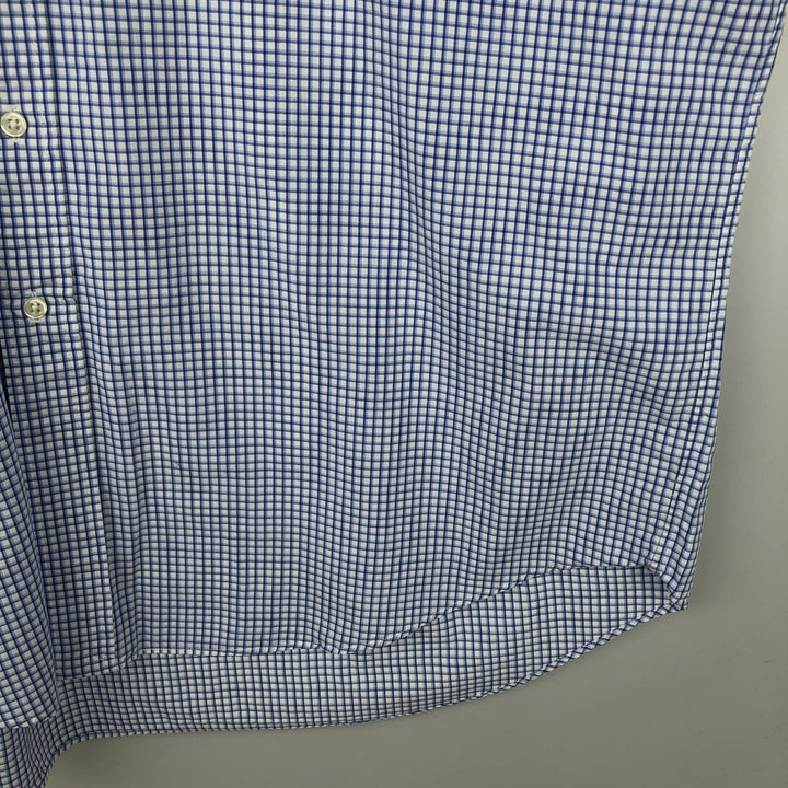 Ralph Lauren BLAKE short sleeve button down check shirt men's XL size cotton white type Vintage Second Hand