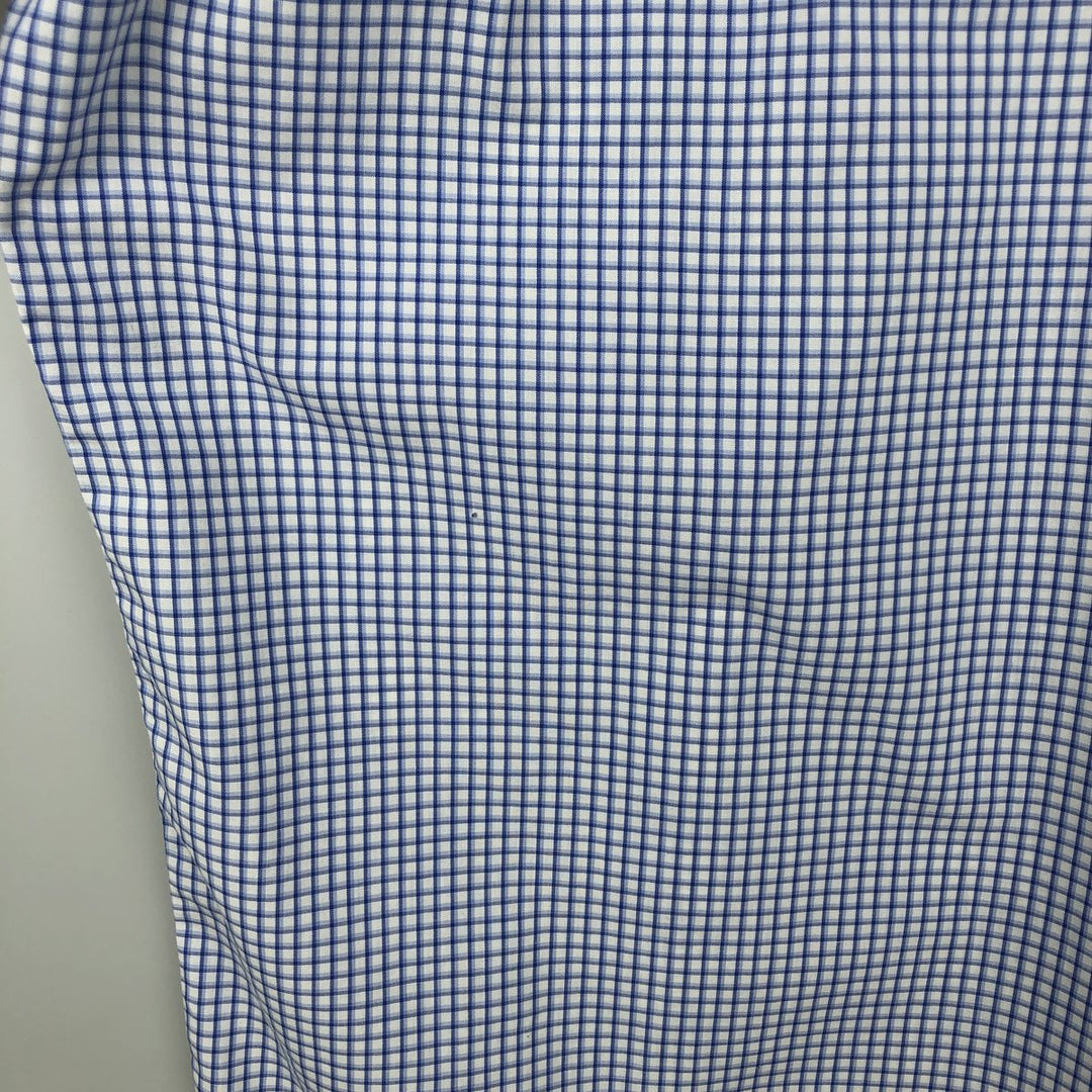 Ralph Lauren BLAKE short sleeve button down check shirt men's XL size cotton white type Vintage Second Hand