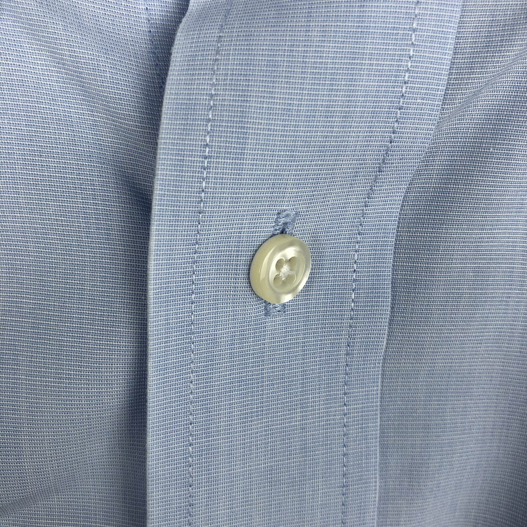 Brooks Brothers Est.1818 Classic Short-Sleeve Button-Down Shirt, Men's Size XL (approx.) cotton Blue type light blue Vintage Second Hand