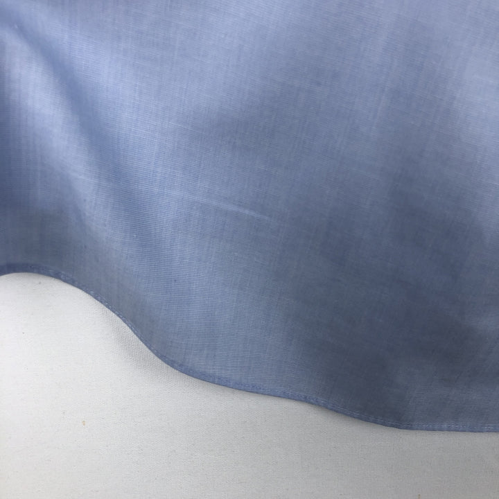 Brooks Brothers Est.1818 Classic Short-Sleeve Button-Down Shirt, Men's Size XL (approx.) cotton Blue type light blue Vintage Second Hand