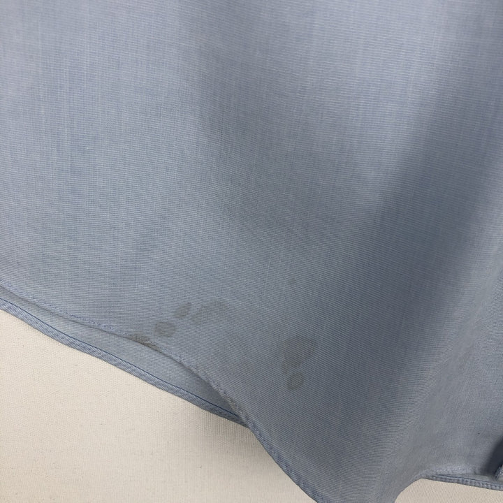 Brooks Brothers 346 Regular Fit Short-Sleeve Button-Down Shirt, Men's Size XL (approx.) cotton Blue type light blue Vintage Second Hand