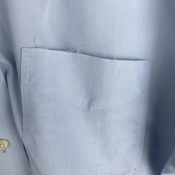 Brooks Brothers 346 Regular Fit Short-Sleeve Button-Down Shirt, Men's Size M (approx.) cotton Blue type light blue Vintage Second Hand
