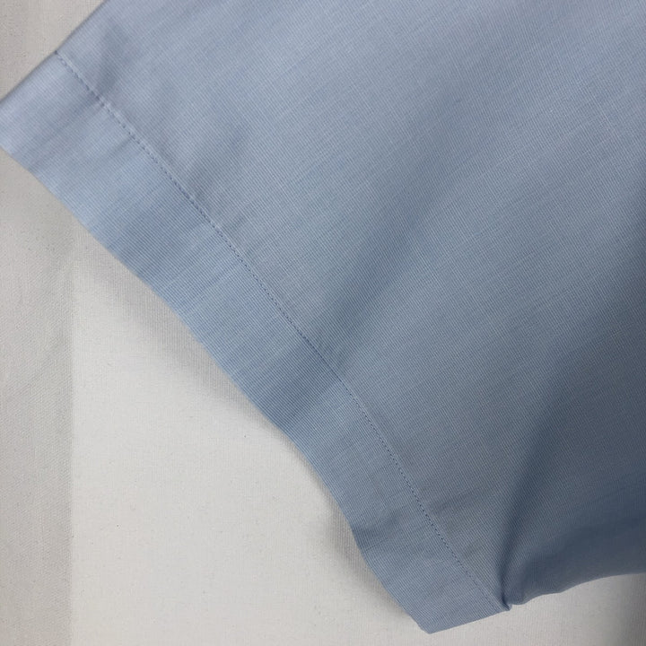 Brooks Brothers 346 Regular Fit Short-Sleeve Button-Down Shirt, Men's Size M (approx.) cotton Blue type light blue Vintage Second Hand