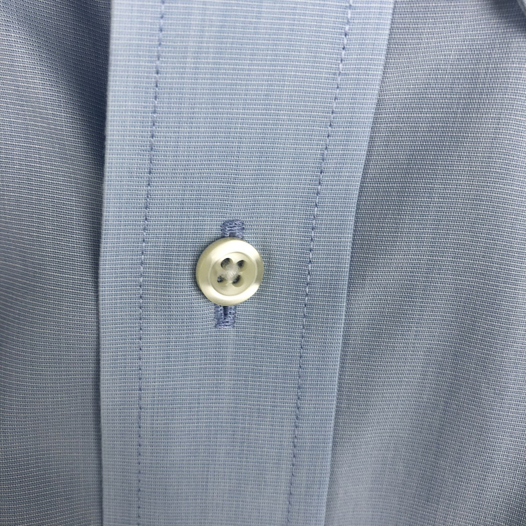 Brooks Brothers 346 Regular Fit Short-Sleeve Button-Down Shirt, Men's Size M (approx.) cotton Blue type light blue Vintage Second Hand