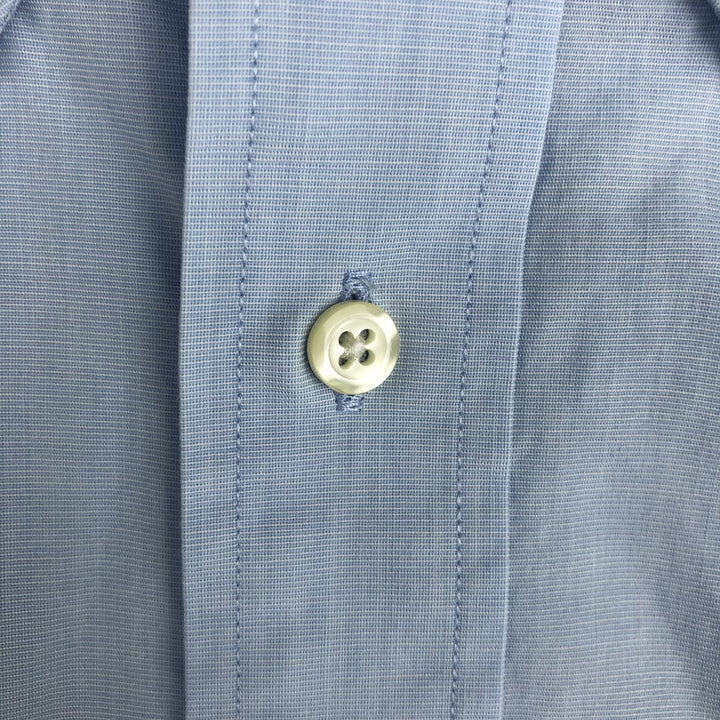 Brooks Brothers 346 Legular Fit Short-Sleeve Button-Down Shirt, Men's Size XL (approx.) cotton Blue type light blue Vintage Second Hand