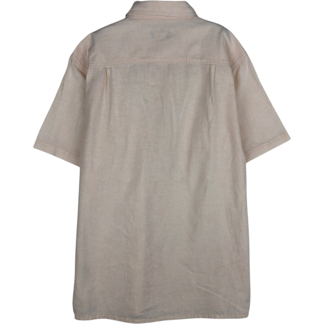Patagonia MIGRATION HEMP SHIRT 53138SP12 Short-Sleeve Cotton x Hemp Box Shirt Men's Size M Hemp Beige type Vintage Second Hand
