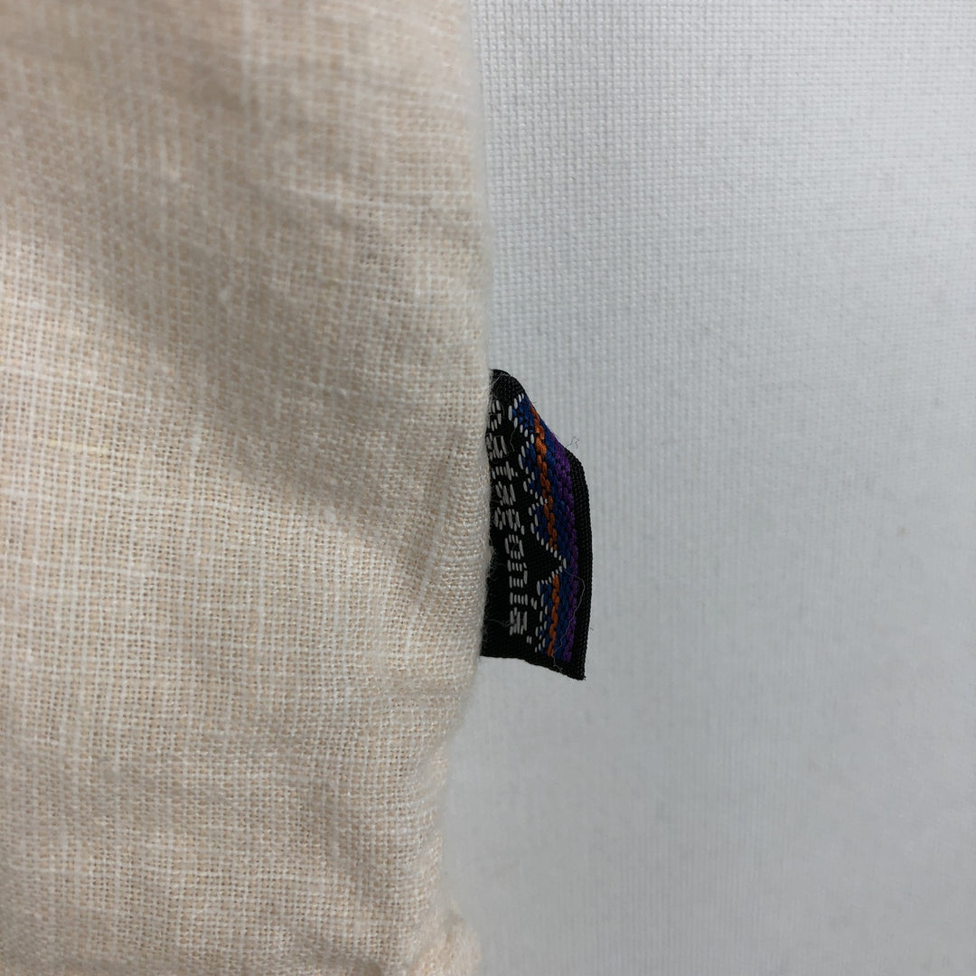 Patagonia MIGRATION HEMP SHIRT 53138SP12 Short-Sleeve Cotton x Hemp Box Shirt Men's Size M Hemp Beige type Vintage Second Hand