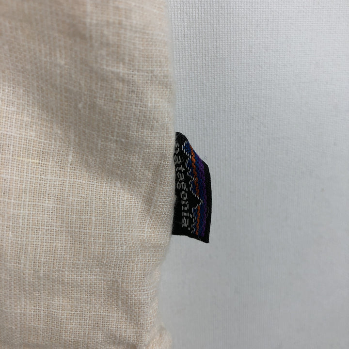 Patagonia MIGRATION HEMP SHIRT 53138SP12 Short-Sleeve Cotton x Hemp Box Shirt Men's Size M Hemp Beige type Vintage Second Hand