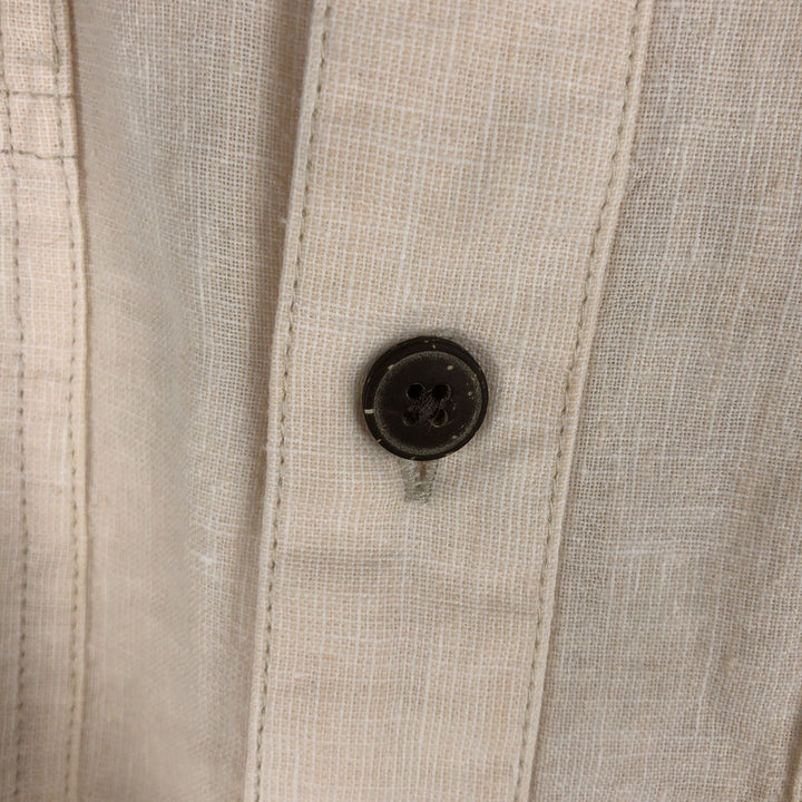 Patagonia MIGRATION HEMP SHIRT 53138SP12 Short-Sleeve Cotton x Hemp Box Shirt Men's Size M Hemp Beige type Vintage Second Hand