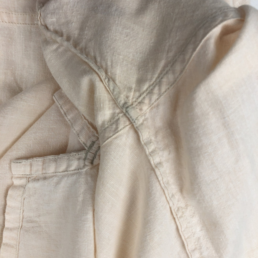 Patagonia MIGRATION HEMP SHIRT 53138SP12 Short-Sleeve Cotton x Hemp Box Shirt Men's Size M Hemp Beige type Vintage Second Hand