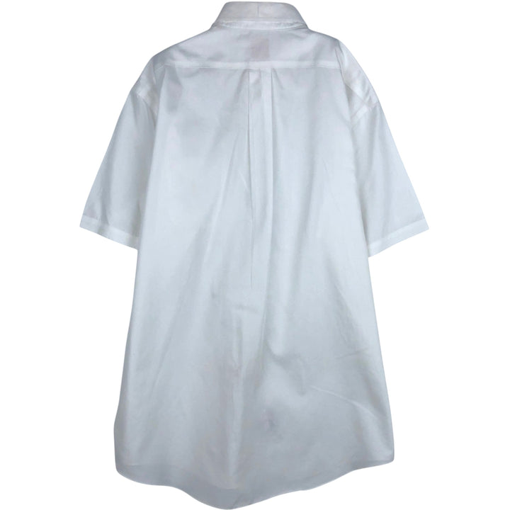 Brooks Brothers Est.1818 MADISON Short-Sleeve Button-Down Shirt, Men's Size L (approx.) cotton white type Vintage Second Hand