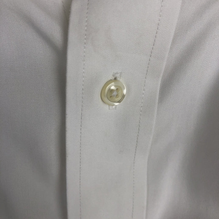 Brooks Brothers Est.1818 MADISON Short-Sleeve Button-Down Shirt, Men's Size L (approx.) cotton white type Vintage Second Hand