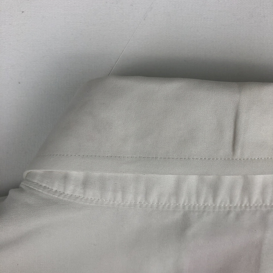 Brooks Brothers Est.1818 MADISON Short-Sleeve Button-Down Shirt, Men's Size L (approx.) cotton white type Vintage Second Hand