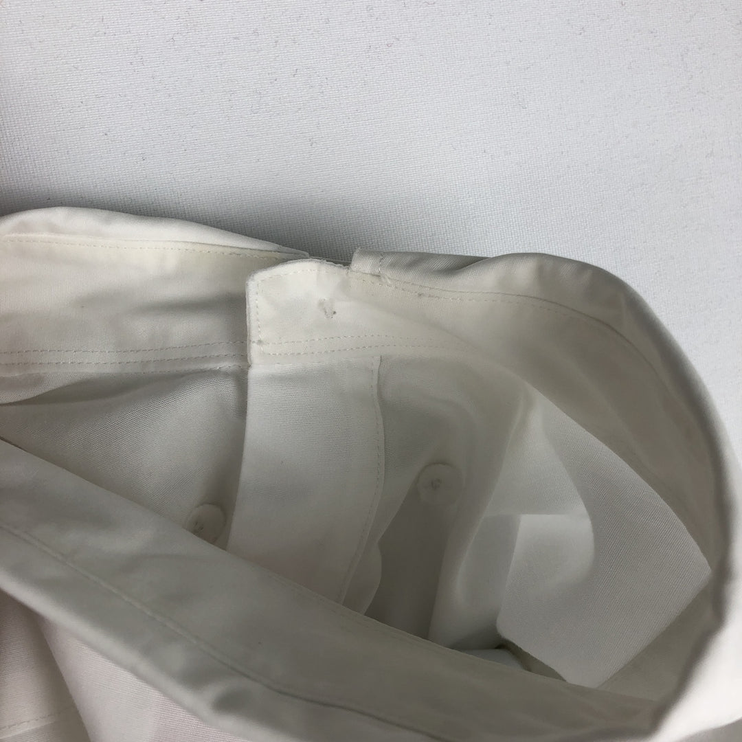 Brooks Brothers Est.1818 MADISON Short-Sleeve Button-Down Shirt, Men's Size L (approx.) cotton white type Vintage Second Hand