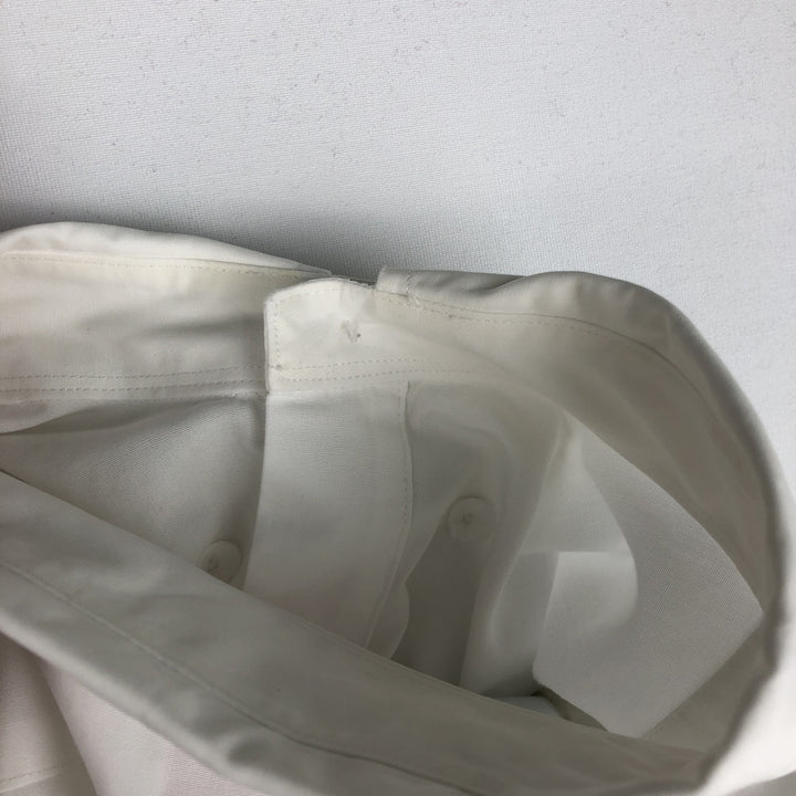 Brooks Brothers Est.1818 MADISON Short-Sleeve Button-Down Shirt, Men's Size L (approx.) cotton white type Vintage Second Hand