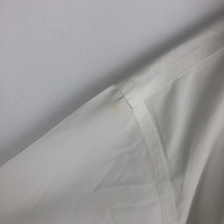 Brooks Brothers 346 short sleeve button-down shirt, men's size L cotton white type Vintage Second Hand