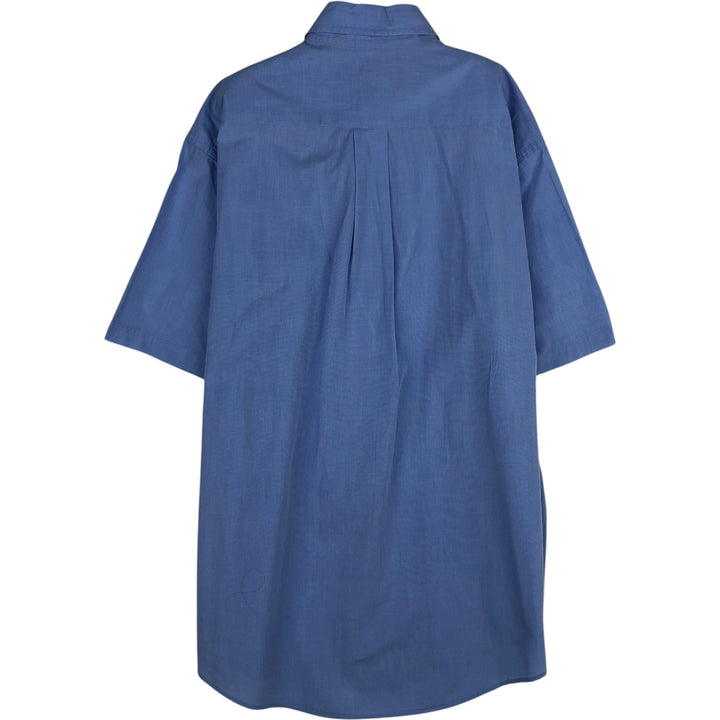 Brooks Brothers Short-Sleeve Button-Down Shirt, Men's Size M (approx.) cotton Blue type light blue Vintage Second Hand