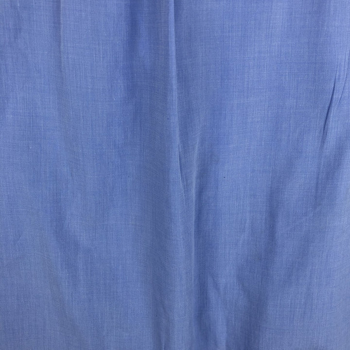 Brooks Brothers Short-Sleeve Button-Down Shirt, Men's Size M (approx.) cotton Blue type light blue Vintage Second Hand