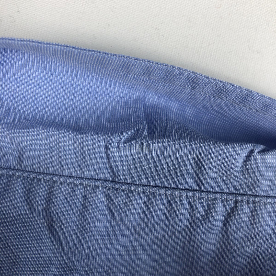 Brooks Brothers Short-Sleeve Button-Down Shirt, Men's Size M (approx.) cotton Blue type light blue Vintage Second Hand