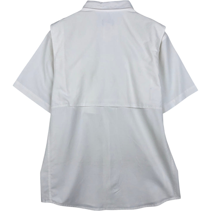 2000'S Patagonia Short-Sleeved Sol Patrol Shirt 54231S0 Short-Sleeved Polyester Box Shirt Men's Size M (approx.) polyester white type Vintage Second Hand