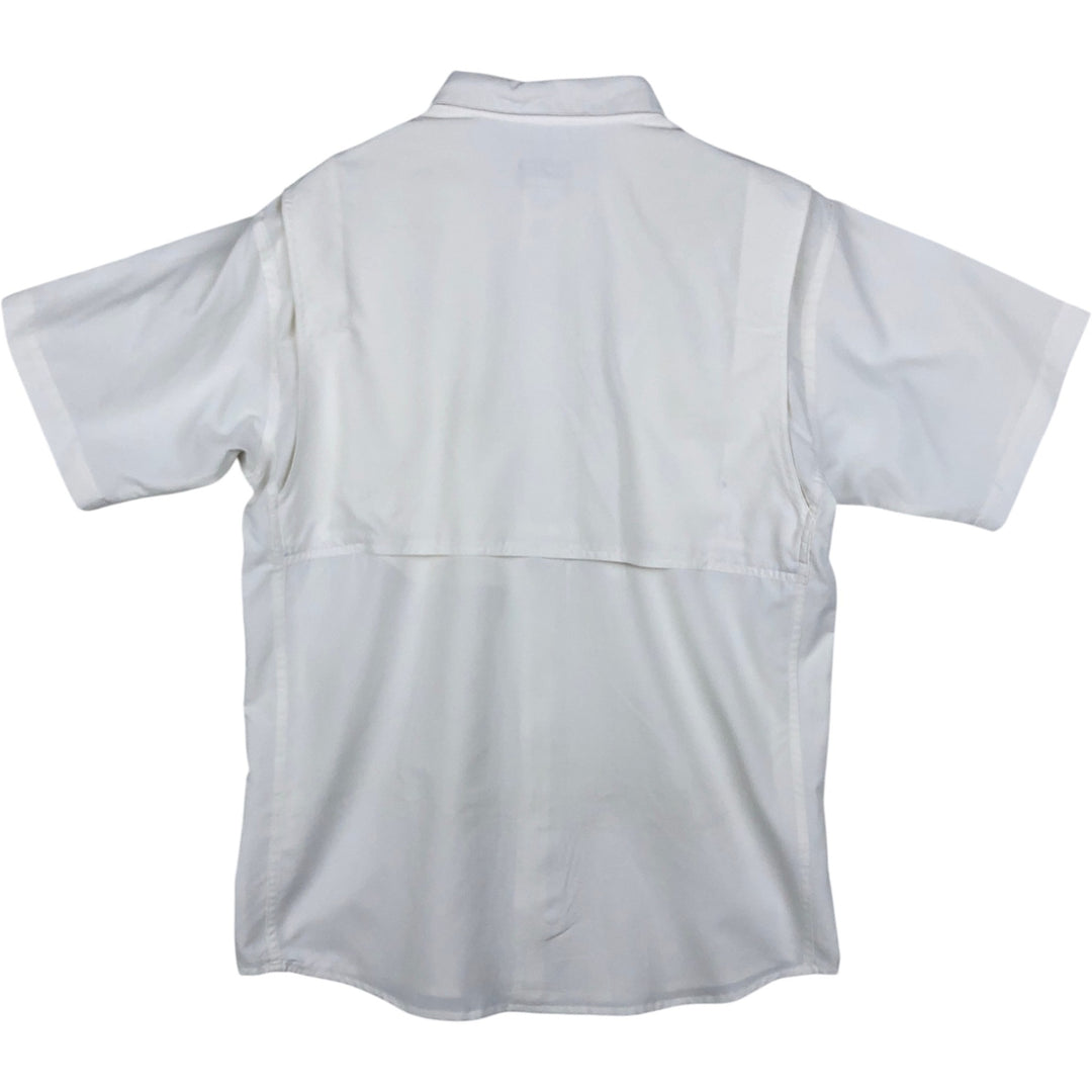 2000'S Patagonia Short-Sleeved Sol Patrol Shirt 54231S0 Short-Sleeved Polyester Box Shirt Men's Size M (approx.) polyester white type Vintage Second Hand