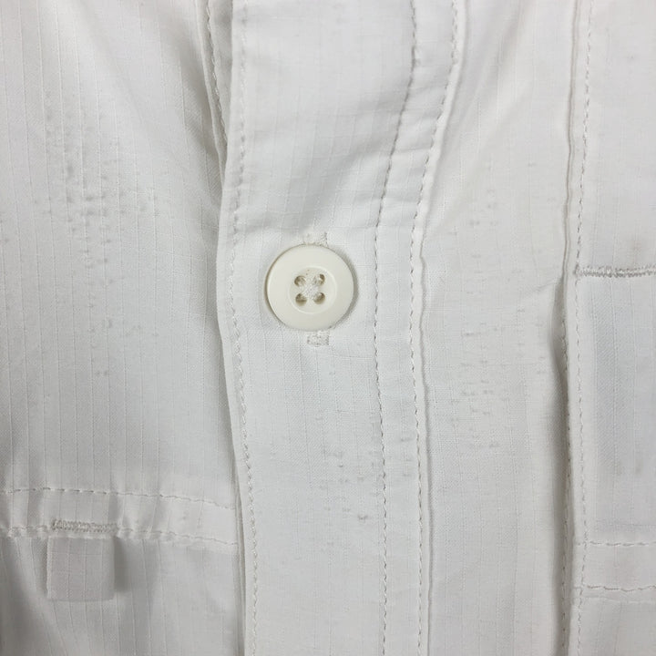 2000'S Patagonia Short-Sleeved Sol Patrol Shirt 54231S0 Short-Sleeved Polyester Box Shirt Men's Size M (approx.) polyester white type Vintage Second Hand