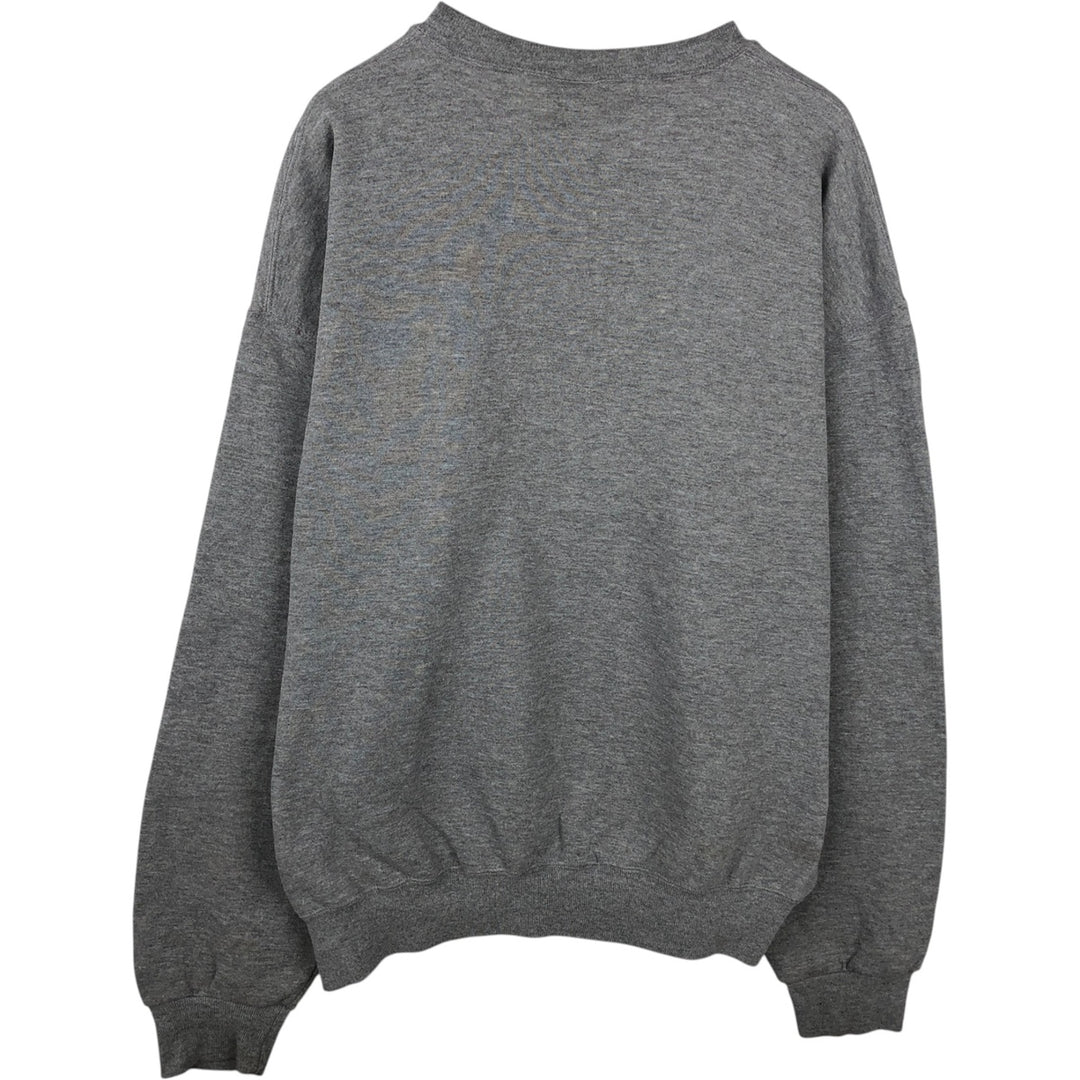 90s-00'S Russell Athletic College Sweatshirt, Men's Size XL (Equivalent), Vintage polyester gray type Vintage Second Hand