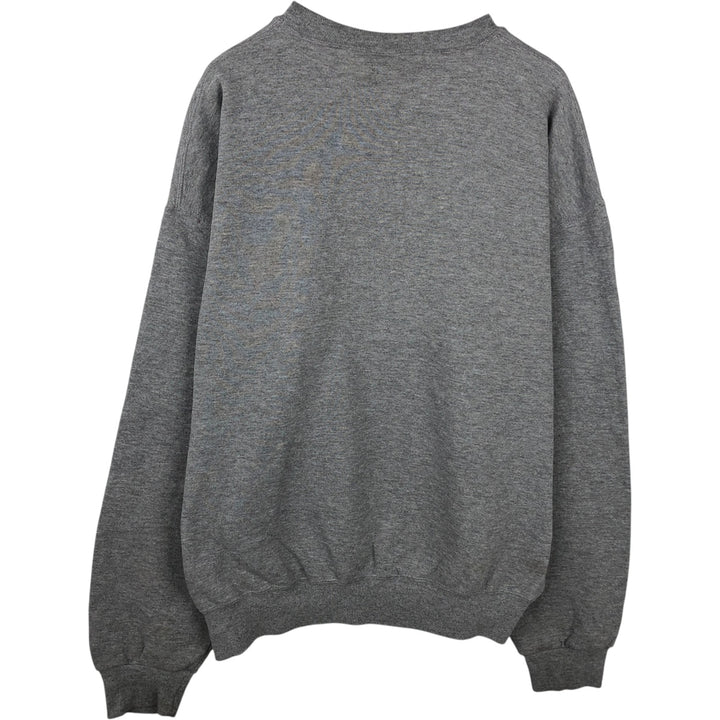 90s-00'S Russell Athletic College Sweatshirt, Men's Size XL (Equivalent), Vintage polyester gray type Vintage Second Hand