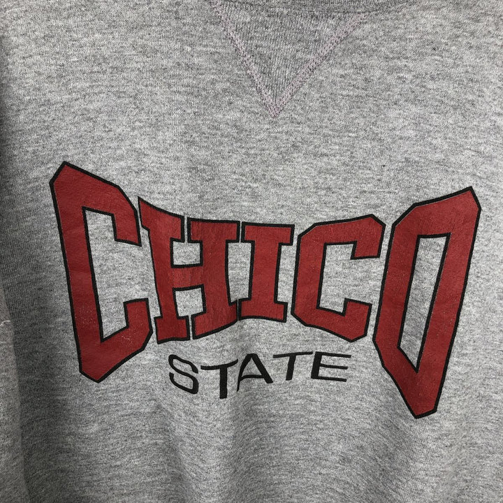 90s-00'S Russell Athletic College Sweatshirt, Men's Size XL (Equivalent), Vintage polyester gray type Vintage Second Hand