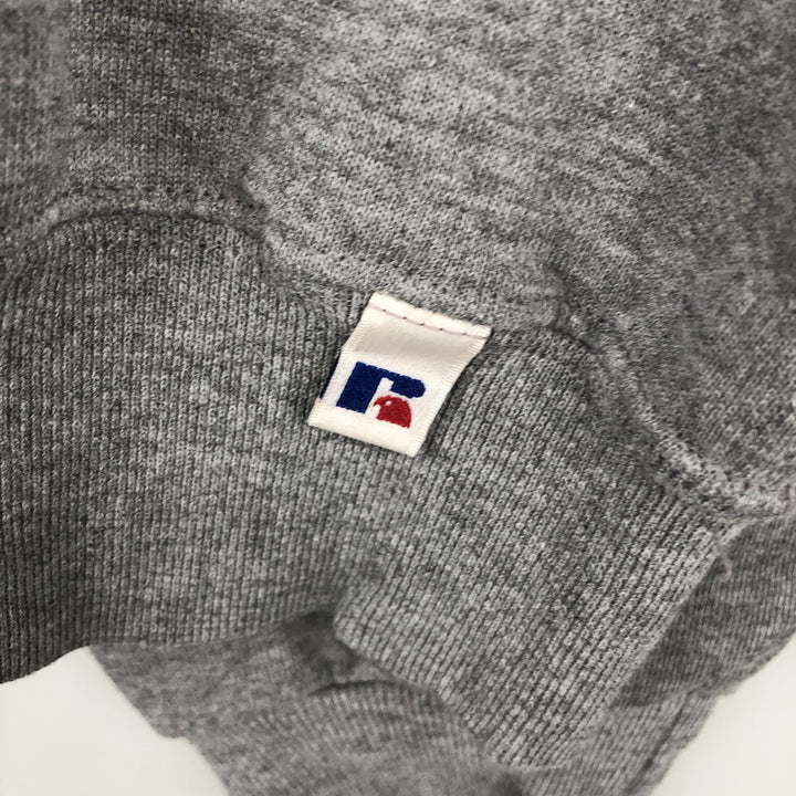 90s-00'S Russell Athletic College Sweatshirt, Men's Size XL (Equivalent), Vintage polyester gray type Vintage Second Hand