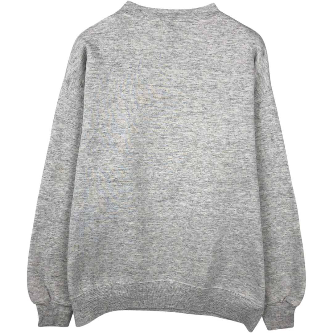 90'S Russell Atletic College Sweatshirt, Made in USA, Men's XL equivalent, Vintage cotton gray type Vintage Second Hand