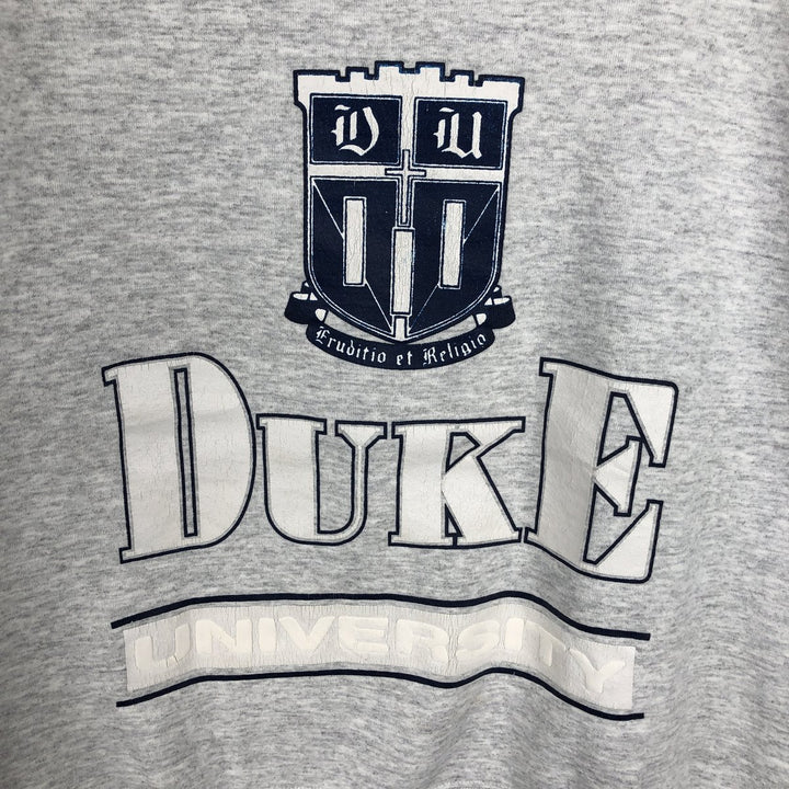 90'S Russell Atletic College Sweatshirt, Made in USA, Men's XL equivalent, Vintage cotton gray type Vintage Second Hand