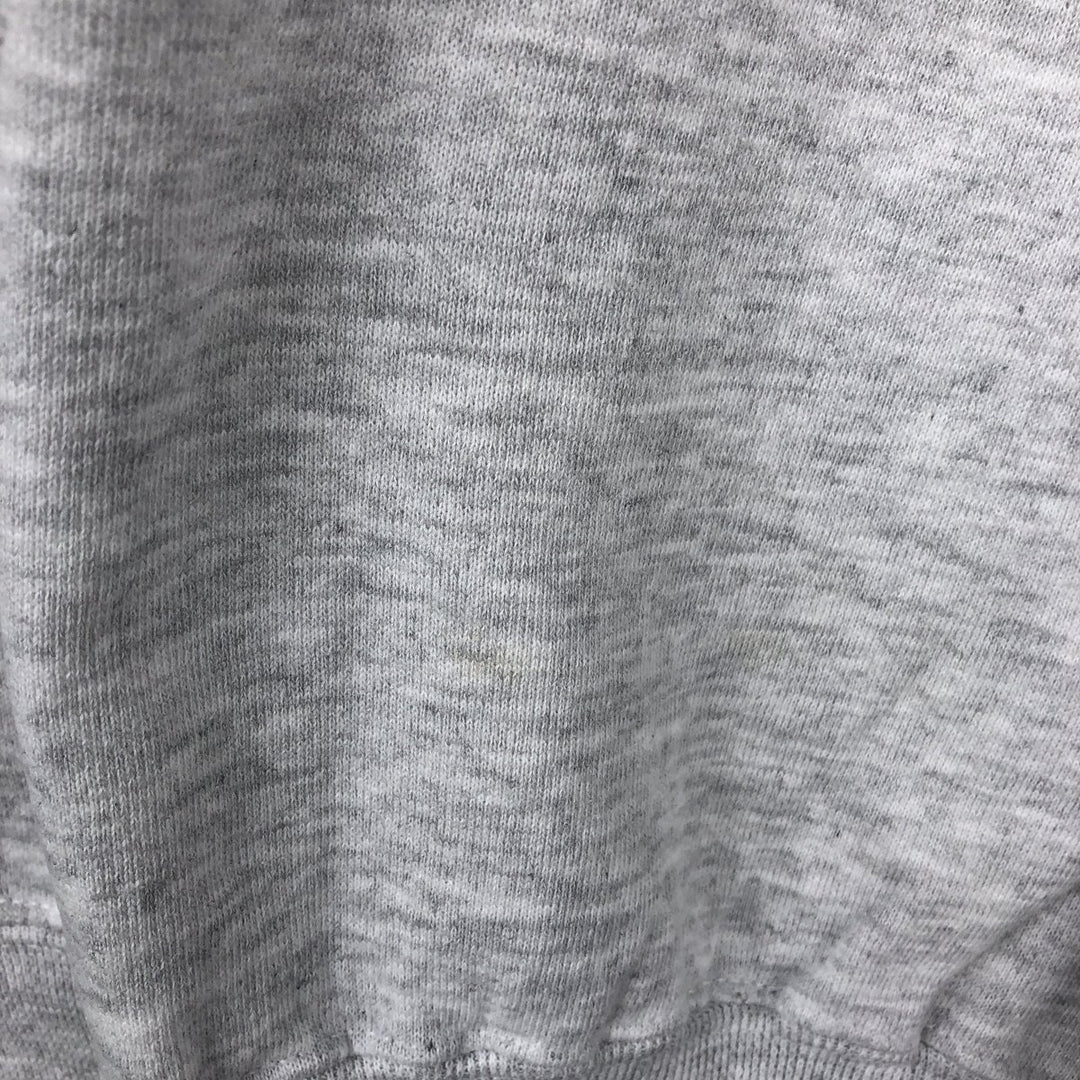 80s-90'S Jerzees SUPER SWEATS College Sweatshirt, Made in USA, Men's Size M (approx.), Vintage cotton gray type Vintage Second Hand