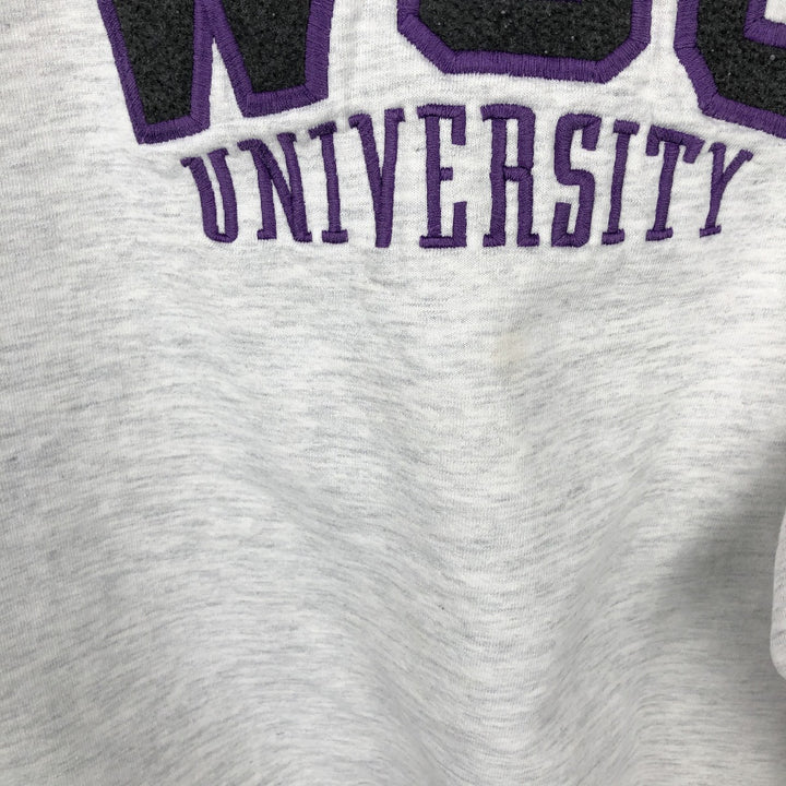 90'S NAS Triple Print College Sweatshirt, Made in USA, Men's XL (approx.) Vintage cotton gray type Vintage Second Hand