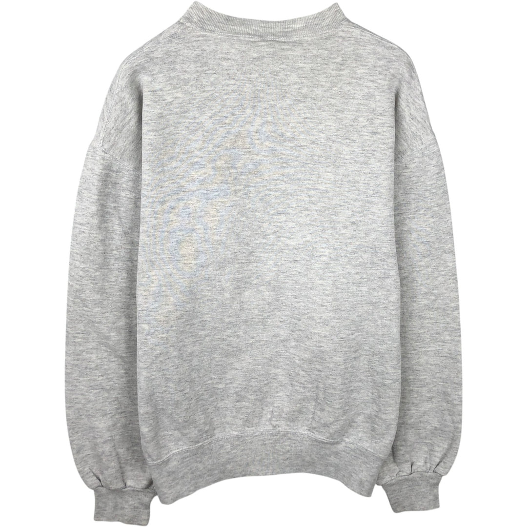 Vintage 90'S Russell triple print sweatshirt, made in the USA, size L, men's cotton gray type Vintage Second Hand