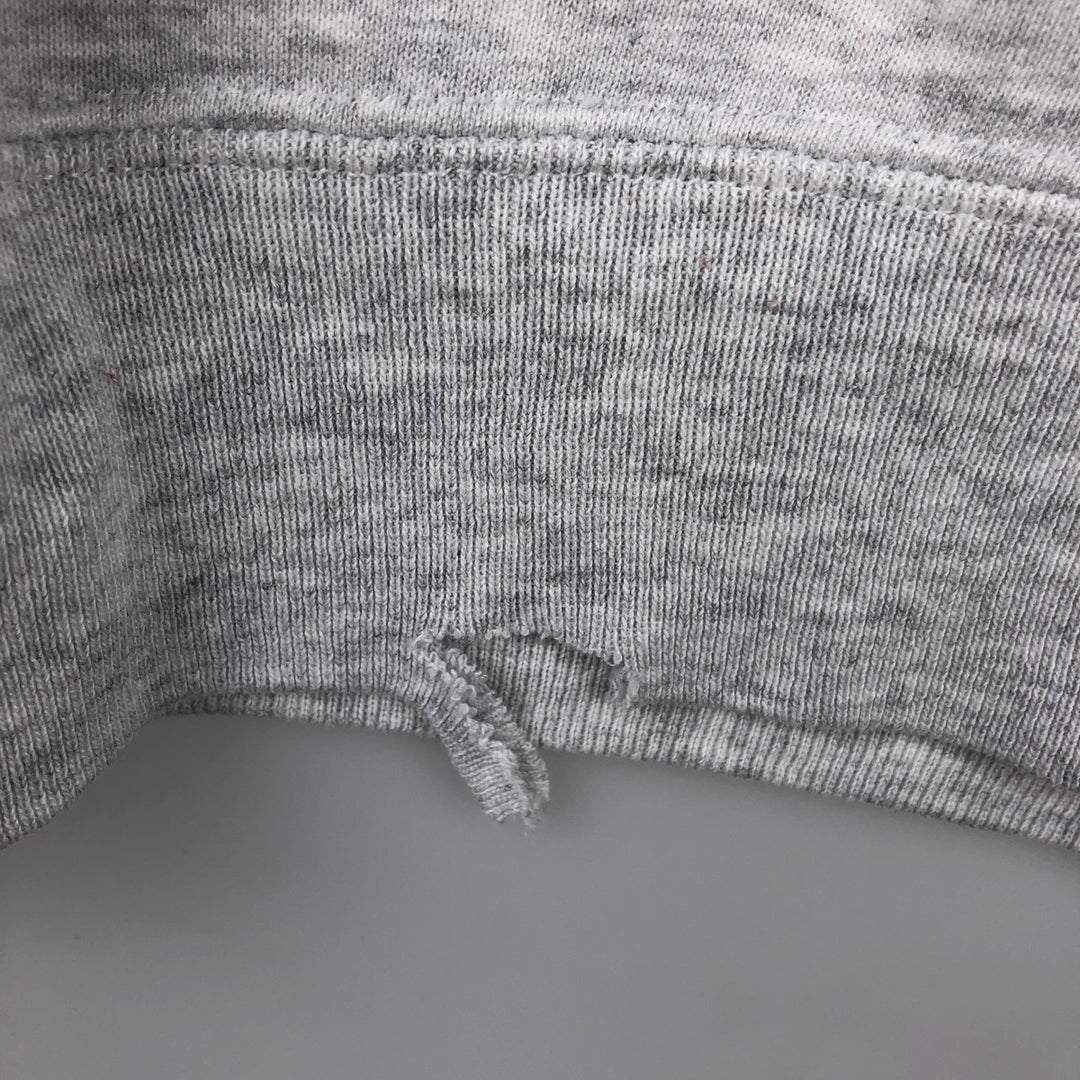 90'S Russell College Sweatshirt, Made in USA, Men's L, Vintage cotton gray type Vintage Second Hand