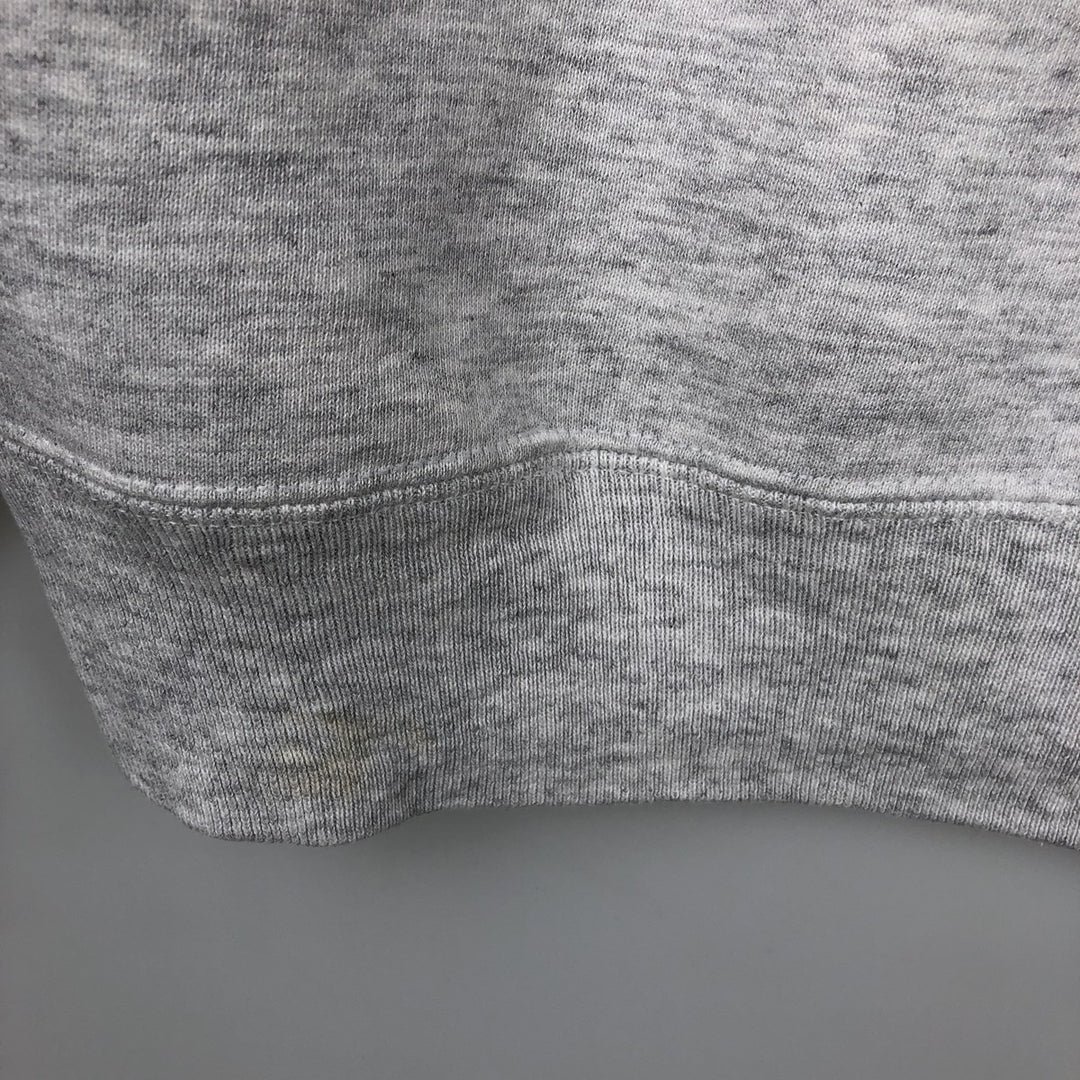 90'S Russell College Sweatshirt, Made in USA, Men's L, Vintage cotton gray type Vintage Second Hand