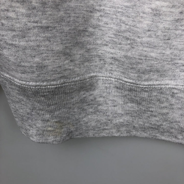 90'S Russell College Sweatshirt, Made in USA, Men's L, Vintage cotton gray type Vintage Second Hand