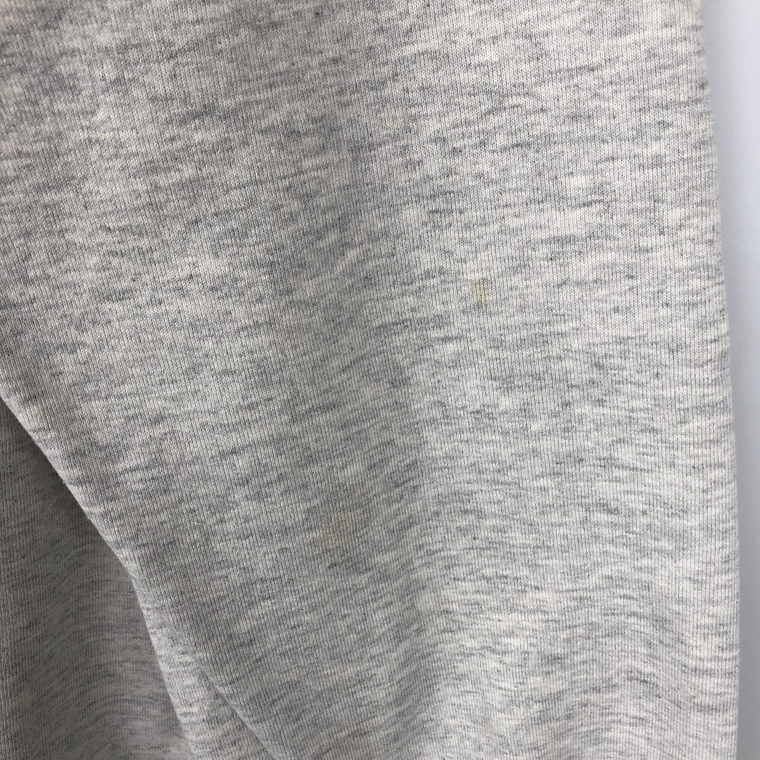 80s-90'S Jerzees College Sweatshirt, Made in USA, Men's XXL equivalent, Vintage polyester gray type Vintage Second Hand