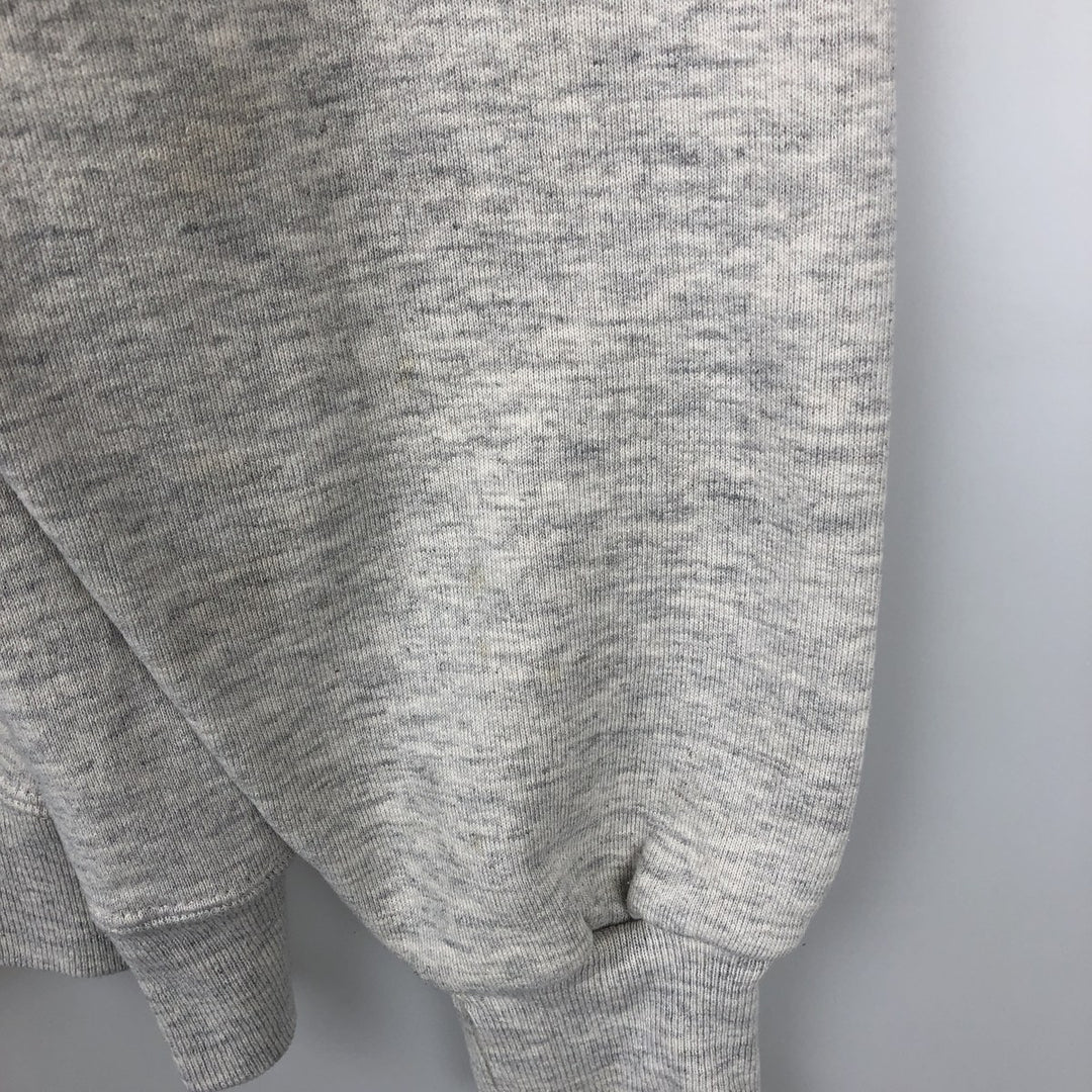 80s-90'S Jerzees College Sweatshirt, Made in USA, Men's XXL equivalent, Vintage polyester gray type Vintage Second Hand
