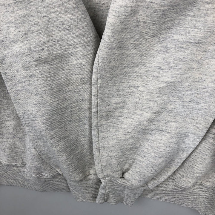 80s-90'S Jerzees College Sweatshirt, Made in USA, Men's XXL equivalent, Vintage polyester gray type Vintage Second Hand