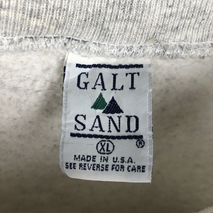 90'S Galtsand, University of Minnesota College Character Sweatshirt, Made in USA, Men's XL equivalent, Vintage cotton gray type Vintage Second Hand